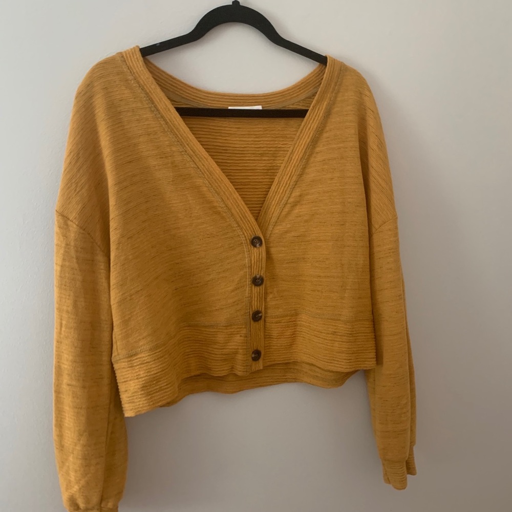 Yellow Cardigan